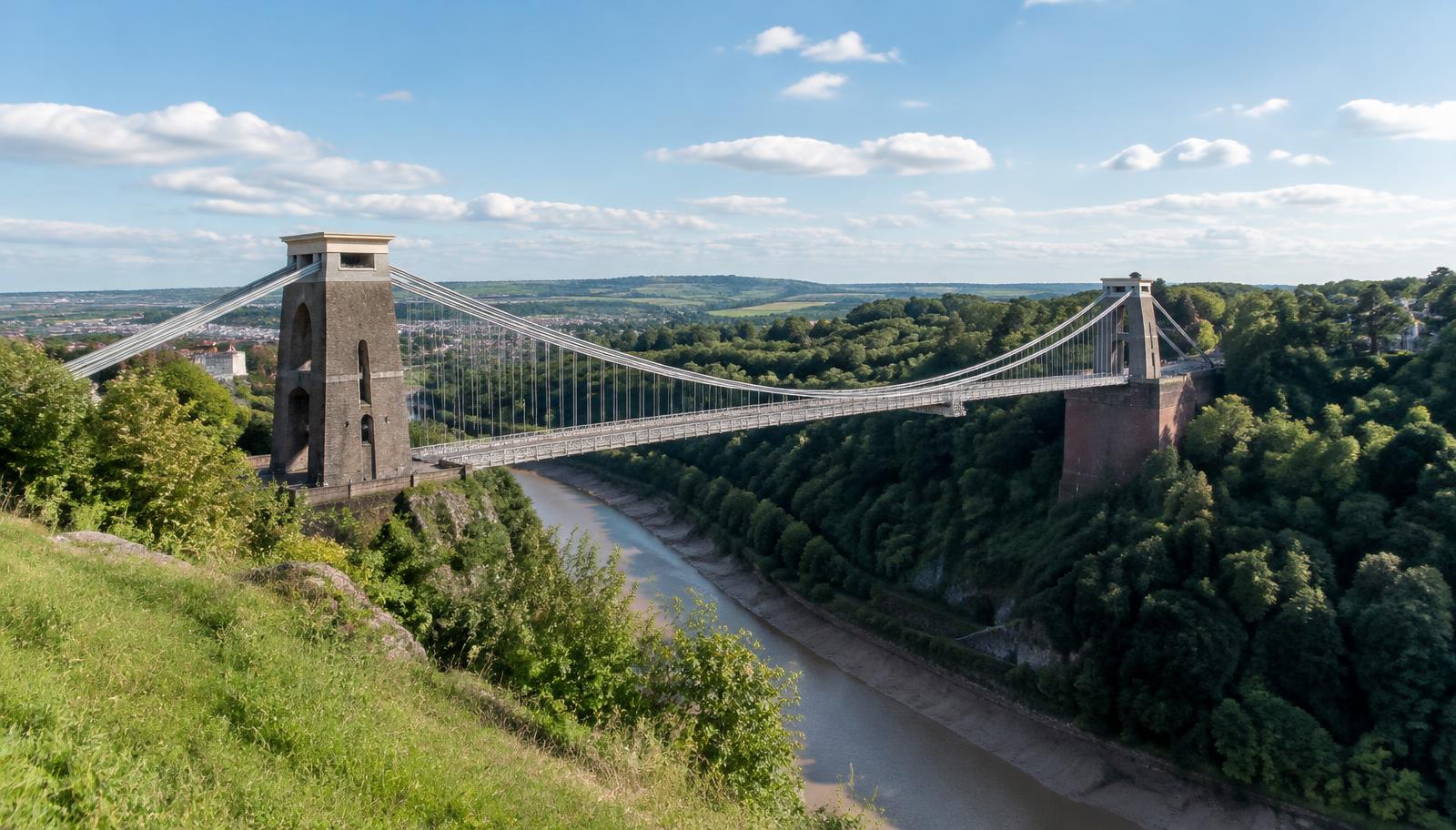 Clifton Suspension Bridge spanning Bristol’s Avon Gorge